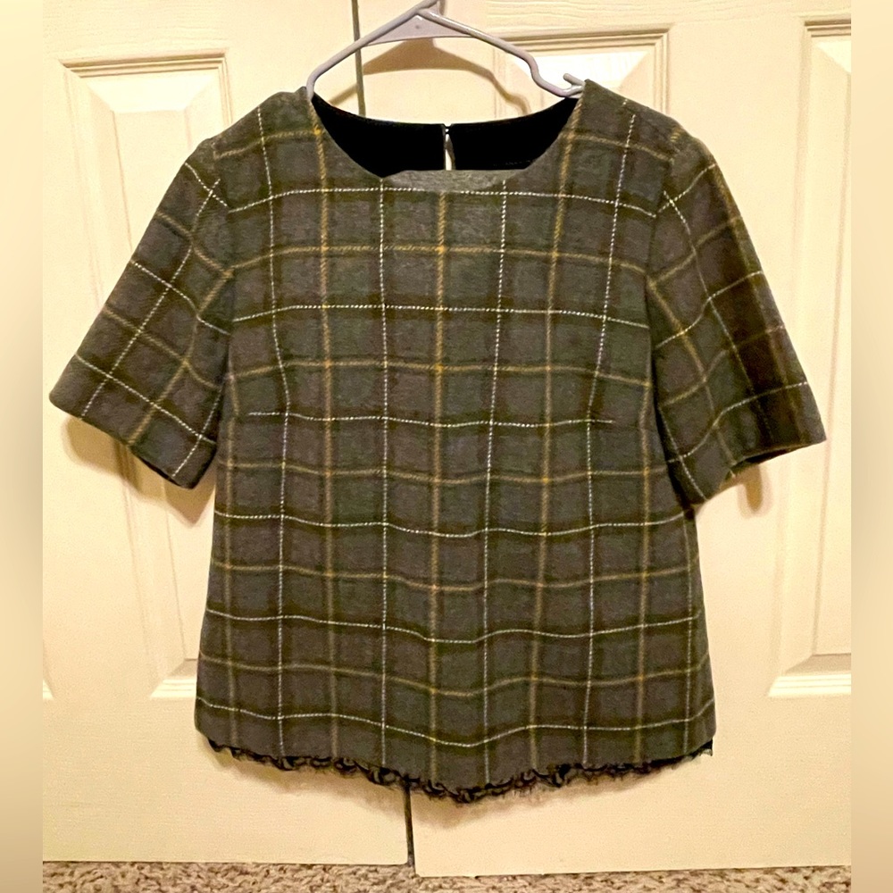 Banana republic wool blend lined top